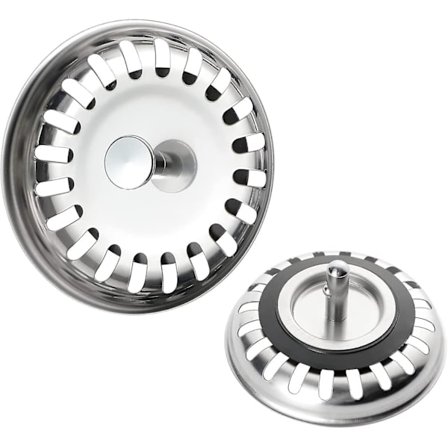 Köksho Strainer, Ho Strainer Stopper Filter, Rostfritt Stål Ho Avlopp För Ditt Kök Badrum - Diameter 79mm (2 Pack)