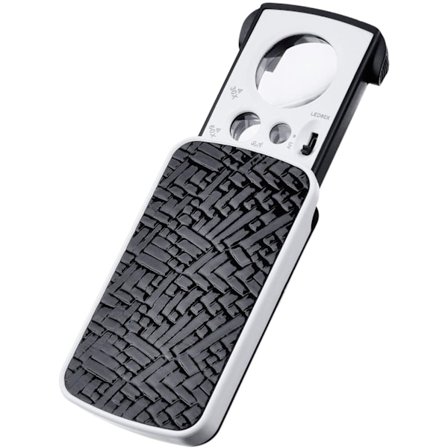 Lasisilmä suurennuslasi korusepät liuku ulos taskusuurennin