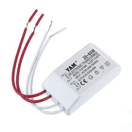 AC till 12V 20-60W Halogen LED-drivransformator