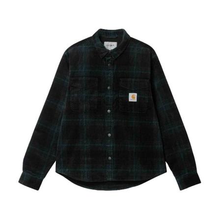Carhartt Wip, Casual Shirts Blauw, Heren, Maat:XL,stof