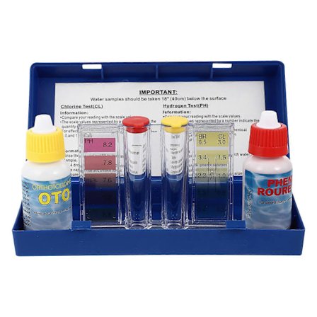 1 Set Pool Vattenkvalitetstestare Pool Test Kit Professionell PH-testare