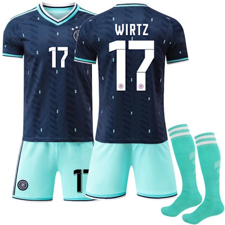 VM 2026 Tyskland Bortaställ Landslagströja Nr 17 Wirtz