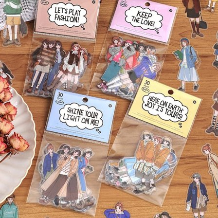 Klistremerker Mennesker Klistremerker Girl Stickers