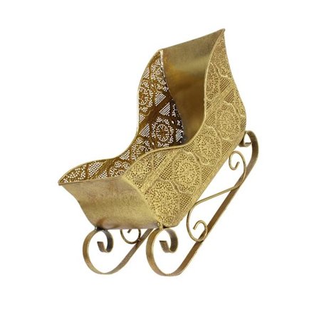 Juleslede Ornament Godteriskål i Metall For Kontorpult Spisestue Dekorasjoner