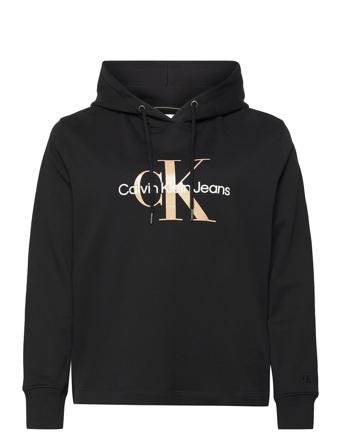 Plus Seasonal Monogram Hoodie Black Calvin Klein Jeans