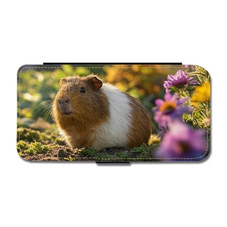 Djur Marsvin iPhone 12/iPhone 12 Pro Flip Mobilfodral