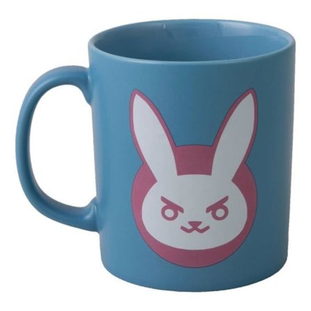 Tasse - JINX - D.Va - 325 ml - Keramik - Blå/Rosa