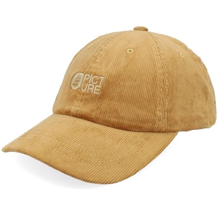 Picture - Qorda Bronze Cord Brown Dad Cap Unconstructed Beige Cap - @ Hatstore