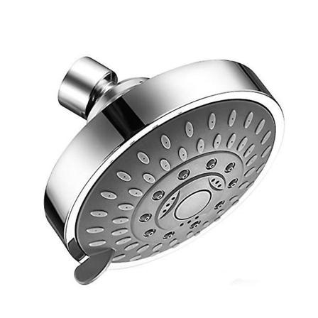 Bruseshowerhoved, Højtryks 5-indstillings Bruseshowerhoved Med Justerbar Svingbar Kugleled