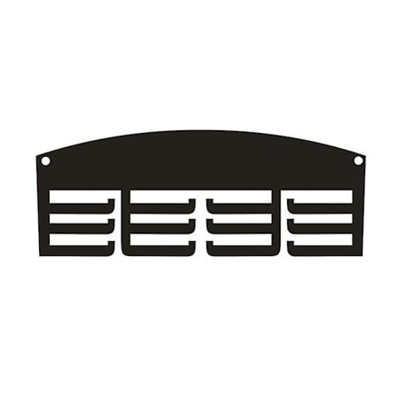 Medalje displaystativ Triathlon Medalje displaystativ Akryl Medalje henger--