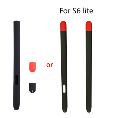Mode flerfärgs mjuk silikon stylus för case för Tab S6 Lite/S7 Tablet för Touch Pen Cover