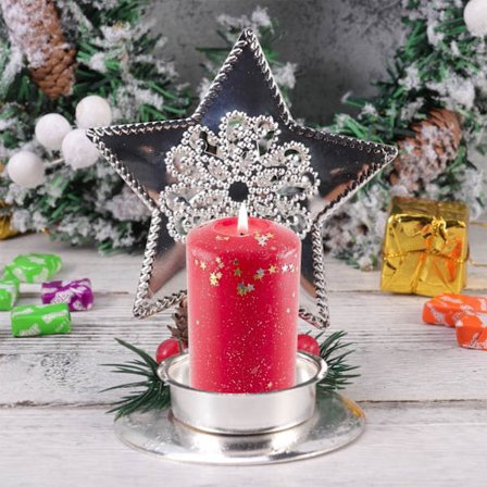 Stjerneformet Julelys Holder for Te-lys Juledekorasjon