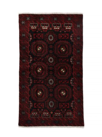 Orientalisk Beluch Matta 110X191 Svart Ull, Persien