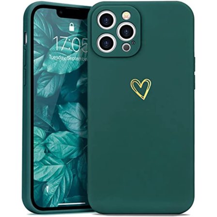 (Vert)Coque Compatible avec iPhone 13 Pro Max Antichoc Coque Sil