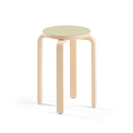 Kinderhocker DANTE, Laminat grün, H 460 mm