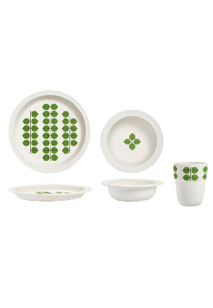 Elodie Details Children's Dinner Set Berså Mata & äta Grön ONESIZE