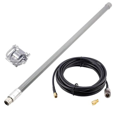 12dBi 868MHz 915MHz Optimeret Tunet Helium Omni Miner Glasfiber Antenne N-Male 550mm Glasfiber Antenne Kit