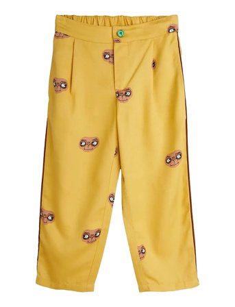 Mini Rodini E.t Aop Woven Trousers - Yellow - 116/122