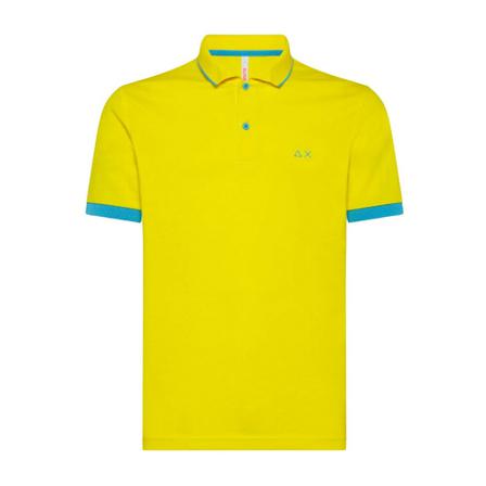 Sun68 A32118 Short sleeve polo shirt Gul, Herre