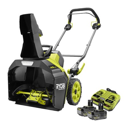 Ryobi RY18STX45A-240 Snöslunga med batteri och laddare, Trädgårdsmaskiner