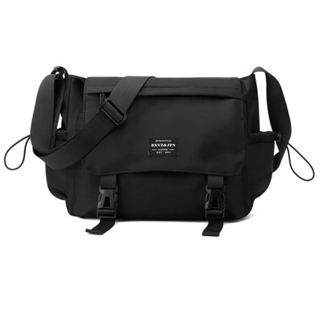 Messenger Bag Stor Bok Laptop Skulderveske Skoleveske Kvinner Menn