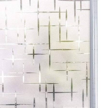 IC Självhäftande fönsterfilm, självhäftande, frostad glasfilm,