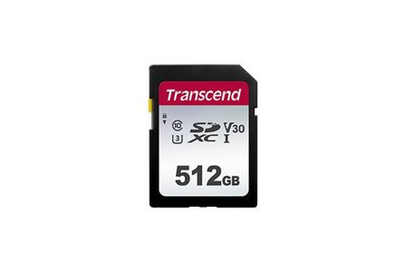Transcend 300S - flashminnekort - 512 GB - SDXC UHS-I