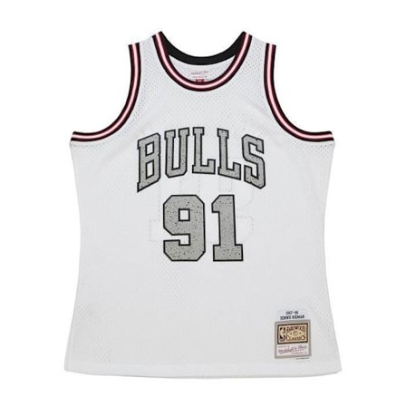 Paita - Chicago Bulls - Dennis Rodman - Halkeillut sementti - 1997 - 100% polyesteri