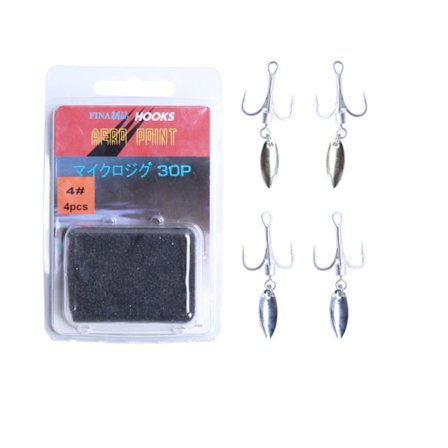 8 stk fiskekroge med skefiskeri Triple ankerkrog