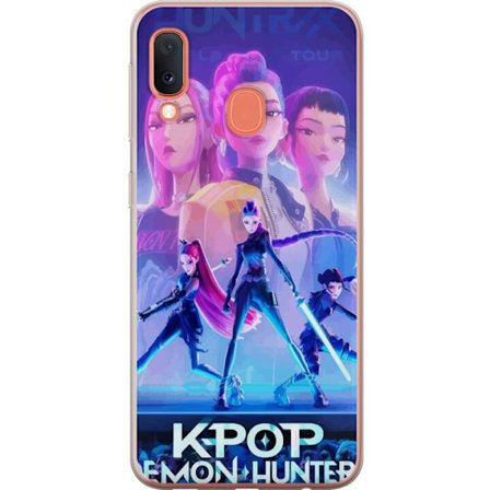 Kompatibel Mobilcover til Samsung Samsung Galaxy A20e Trendy KPop Demon Hunters dukke figur