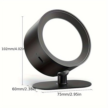 Væglampe indendørs med fjernbetjening, USB genopladelig