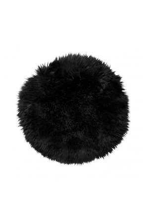 Skinnwille - Sittplätt fårskinn Gently - Svart - Sittkuddar & stolsdynor - Från Homeroom
