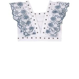 Monnalisa White Anglaise Top 12 Years - Tops - 12 years - White - Mädchen