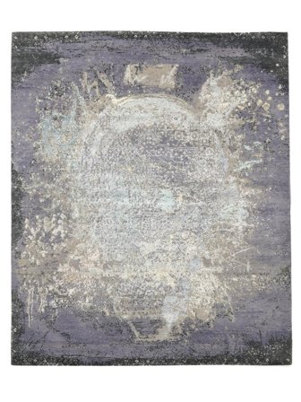 Contemporary Design Tæppe Moderne Mørkegrå/Grå (Uld, Indien)