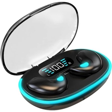 Sleep Dedicated X55 Bluetooth-hovedtelefoner Digitalt display Mini støjreduktion