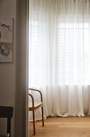 Jotex - Gardin Linmiks 1-lengde Ekstra Bred Naturhvit - GIA - Kjøp Lingardiner hos Jotex