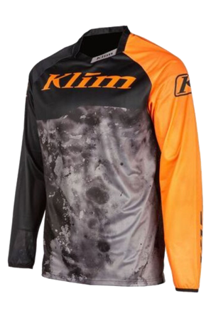Camiseta de Cross Niño Klim XC Lite Naranja/Golpe de Corrosión XL