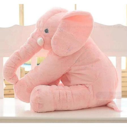 16" Blød Sød Pude Pludset Elefant Dyr Legetøj Teddybjørn Børn Gave A pink
