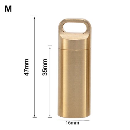 Messing vandtæt flaskeforsegling flaske M
