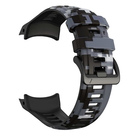 För Garmin Instinct 3 45mm Silikon Klockarmband Kamouflage Ersättningsrem Digital Kamouflage