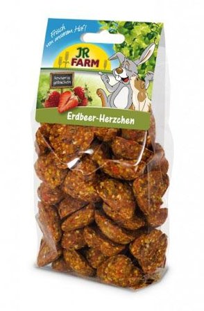Jr Farm Jordbærhjerter Godbit - 150g
