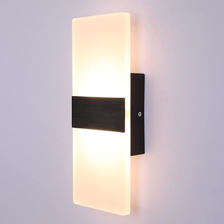 Modern vägglampa 12W LED vägglampor inomhus vägglampa sovrum