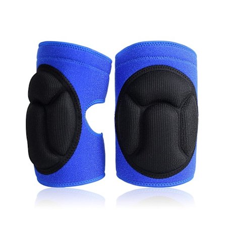 Bløde Knæpuder. Bløde Blå Arbejdsknæpuder med Tyk EVA Skum Polstring.