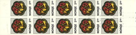 Norge 1986 - AFA 961Cv-961Ch - Frimærkehæfte - Postfrisk