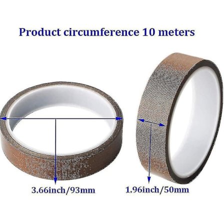 1 stk. Selvklebende tape for vakuum pakkemaskin, PTFE-tape #yg