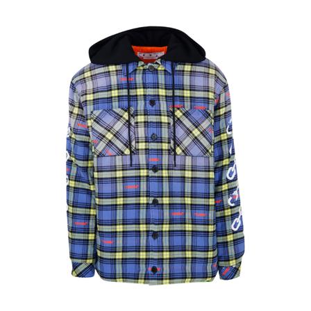 Off White, Light Jackets Blauw, Heren, Maat:L