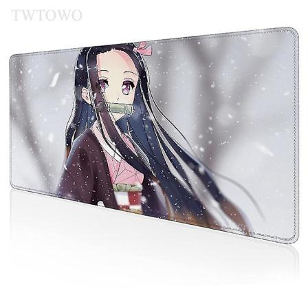 Anime Demon Slayer Kimetsu No Yaiba Kamado Nezuko Musematte Gamer Xl Hd Ny Tilpasset Musematte Xxl Skrivebordsmatte Teppe Kontor 1 600*300*2mm