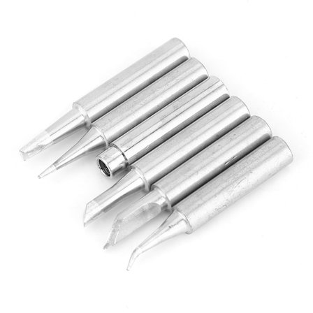 6 stk. loddeboltspisser, kobberloddespisser, 6,25 mm diameter, erstatning