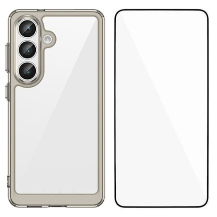 WANLONFENG Mobilskal till Samsung Galaxy S26+ TPU XC Serie - Transparent Grå