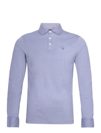 Alcantara Trm Jsy Ls Polos Long-sleeved Liila Hackett London